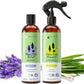 kin+kind Flea & Tick Shampoo & Spray Kit for Dogs & Cats – Plant-Based