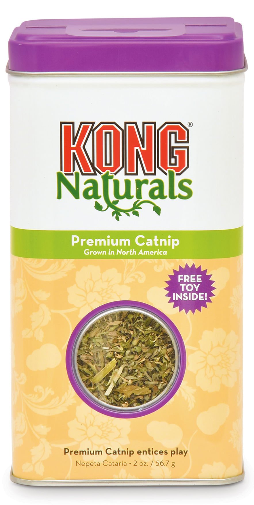 KONG Naturals Premium Catnip, 2 oz - potent North American catnip