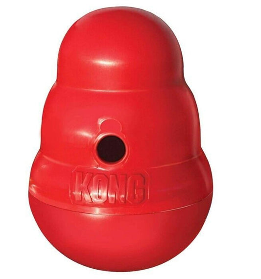 KONG Wobbler - Interactive Dog Toy for Treat Dispensing - Dog Slow Feeder Treat