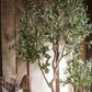 Large Artificial Olive Tree 94" Tall In Pot