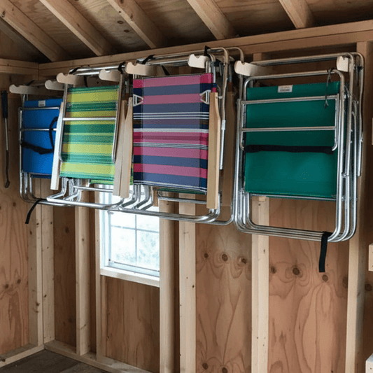 Lawn Chair Organizing Stud Mounted Hooks