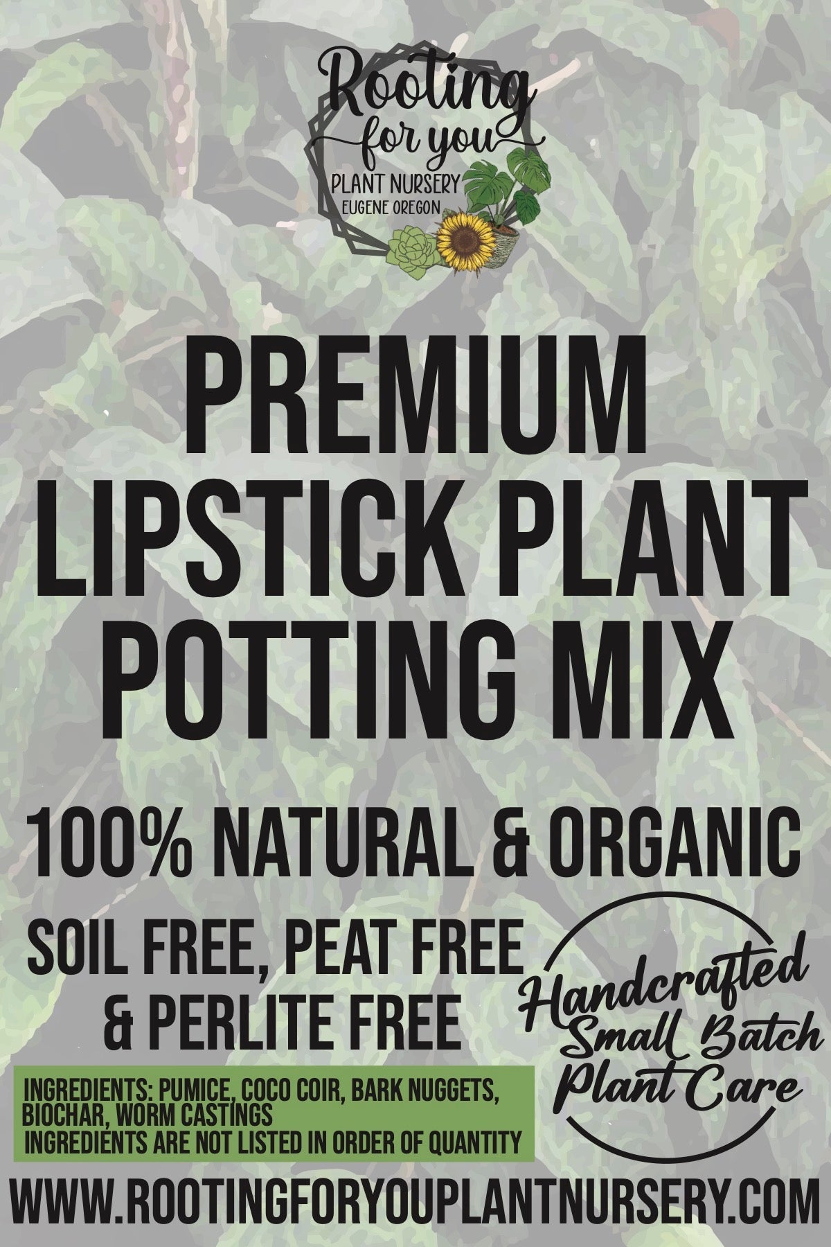 LIPSTICK PLANT Premium Potting Mix