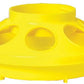 Little Giant 1 Quart Chicken Feeder & Waterer – Plastic Screw-On Jar & Base (Sold Separately)