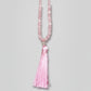 Collar Mala de cuarzo rosa