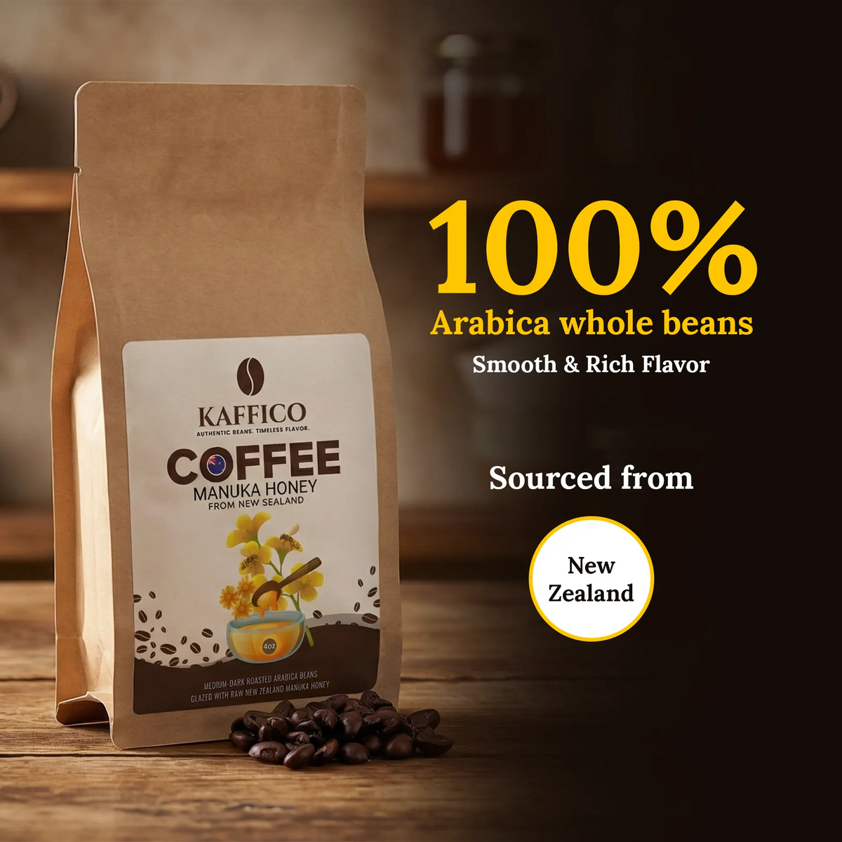 Café con miel de Manuka