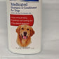 Medicated Shampoo & Conditioner for Dogs 12 oz Sulfa/Coal Tar solution