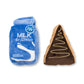 Cake Slice & Milk Midnight Snack Plush Dog Toy Gift Set – with Squeaker & Crinkle Paper