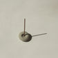 Mini Light Grey Ceramic Pebble Incense Holder