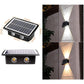 Modern Outdoor Solar Wall Lights with Waterproof Design
