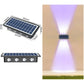 Modern Outdoor Solar Wall Lights with Waterproof Design