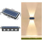 Modern Outdoor Solar Wall Lights with Waterproof Design