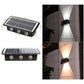 Modern Outdoor Solar Wall Lights with Waterproof Design