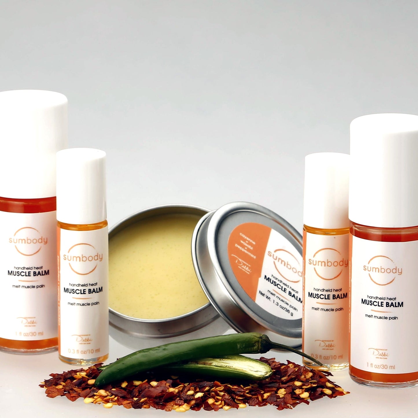 Handheld Heat Muscle Balms