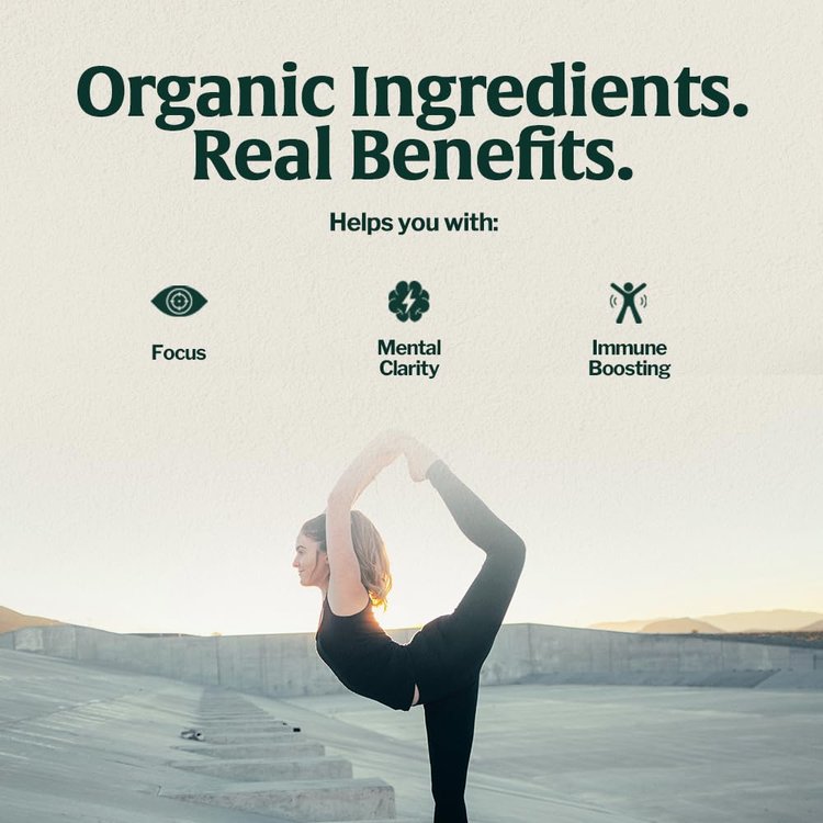 Organic Mushroom Coffee Singles Vitality with Lions Mane & Chaga