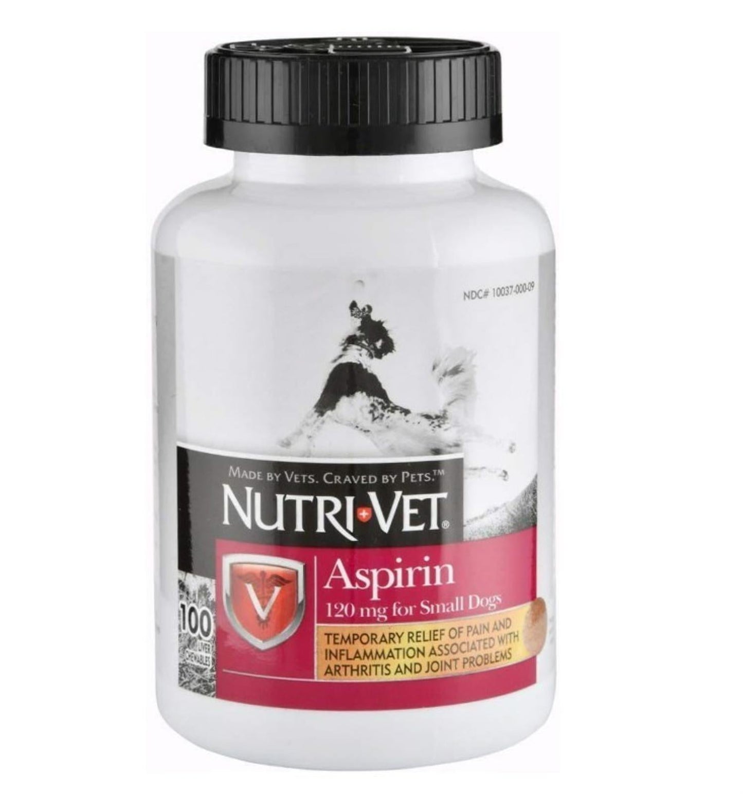 Nutri-Vet Aspirin for Small Dogs 100 count tabs Brand New