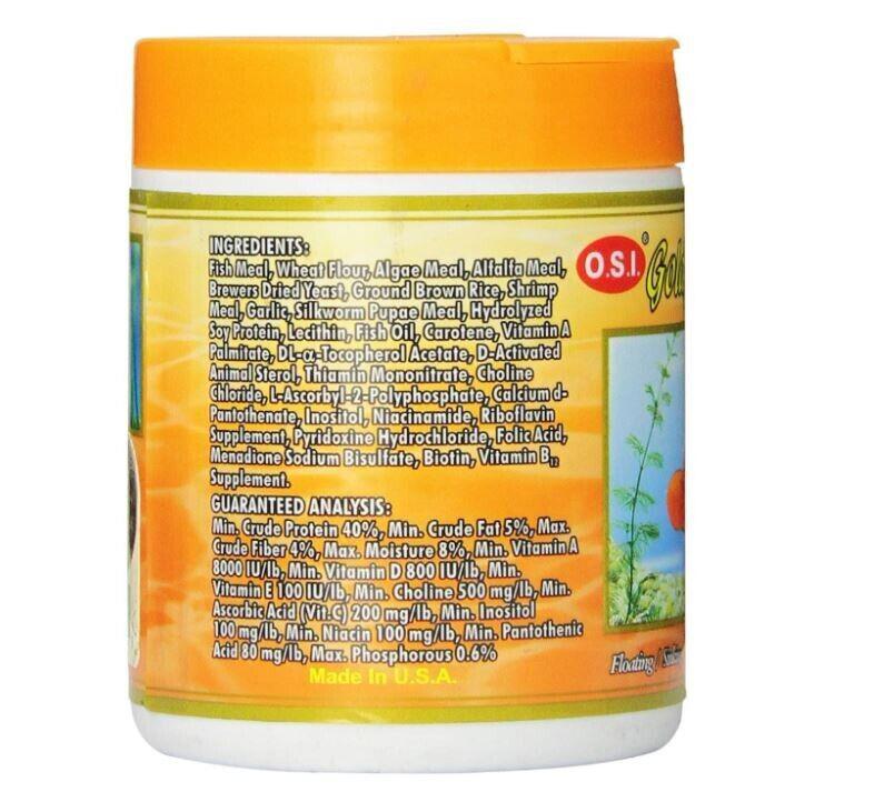 OSI Goldfish Pellets 3.35OZ Medium Pellet Floating/Sinking