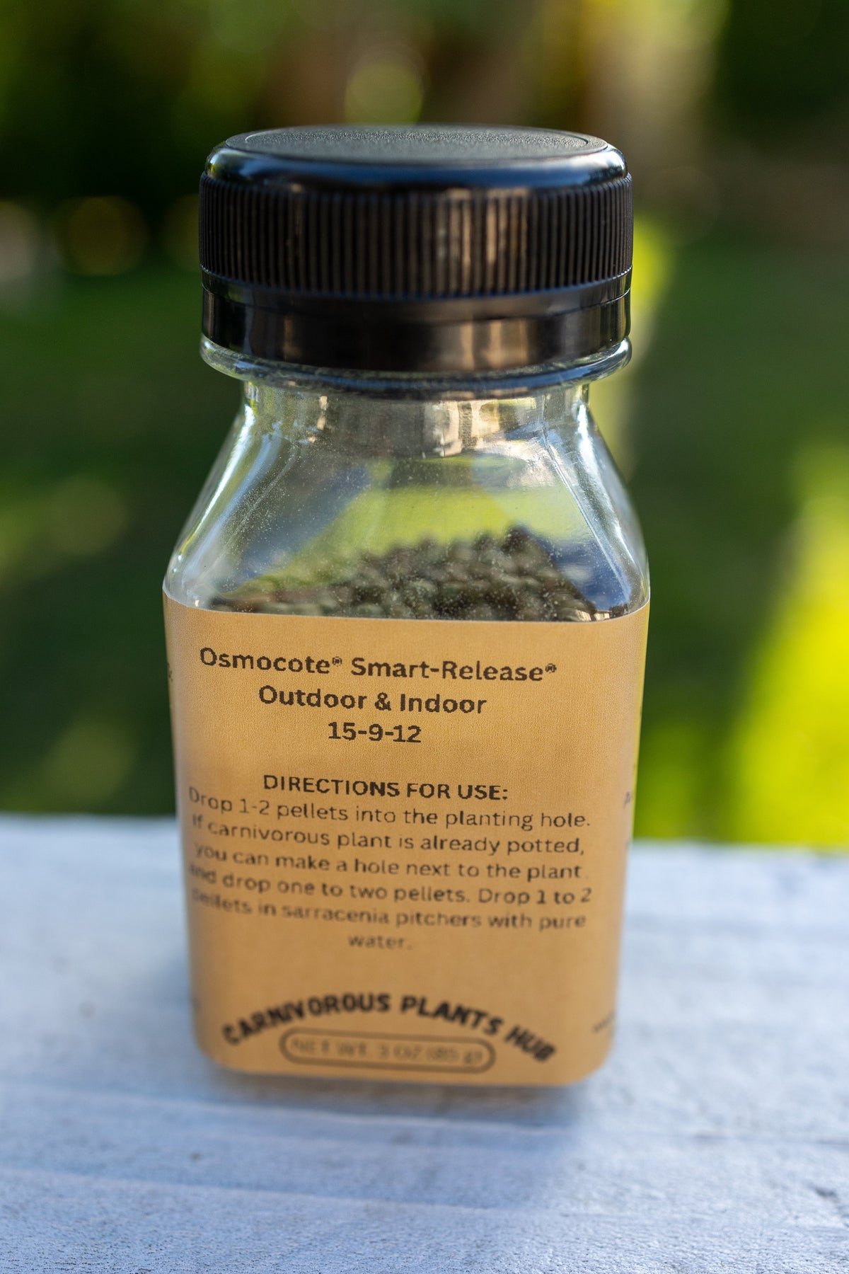 Osmocote Carnivorous Plant Fertilizer (3 oz) | Slow Release Food for Venus Flytraps, Sarracenia & Sundews