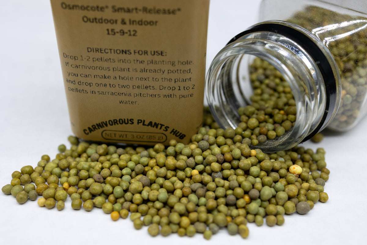 Osmocote Carnivorous Plant Fertilizer (3 oz) | Slow Release Food for Venus Flytraps, Sarracenia & Sundews