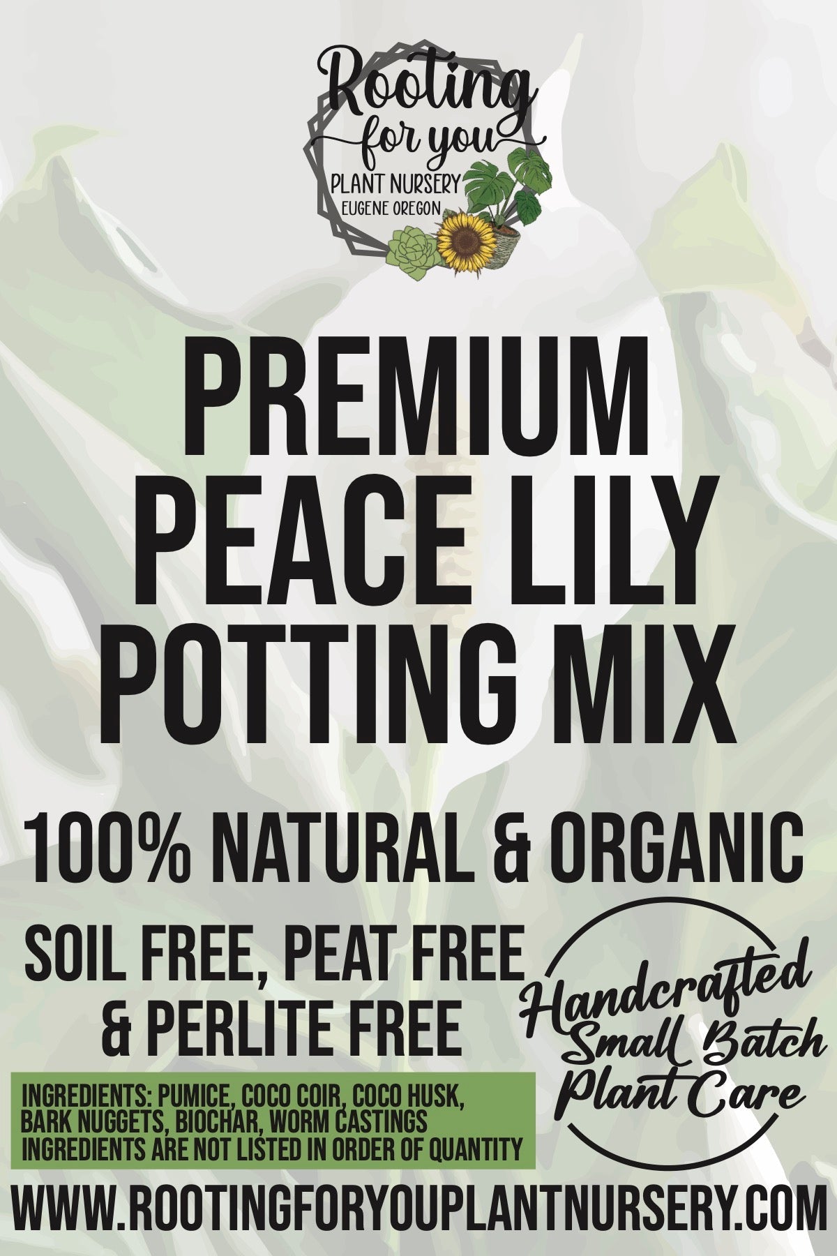 Peace Lily Premium Potting Mix