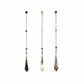 Natural Crystal Pendulum Bundle - (Obsidian, Citrine, Smoky Quartz)