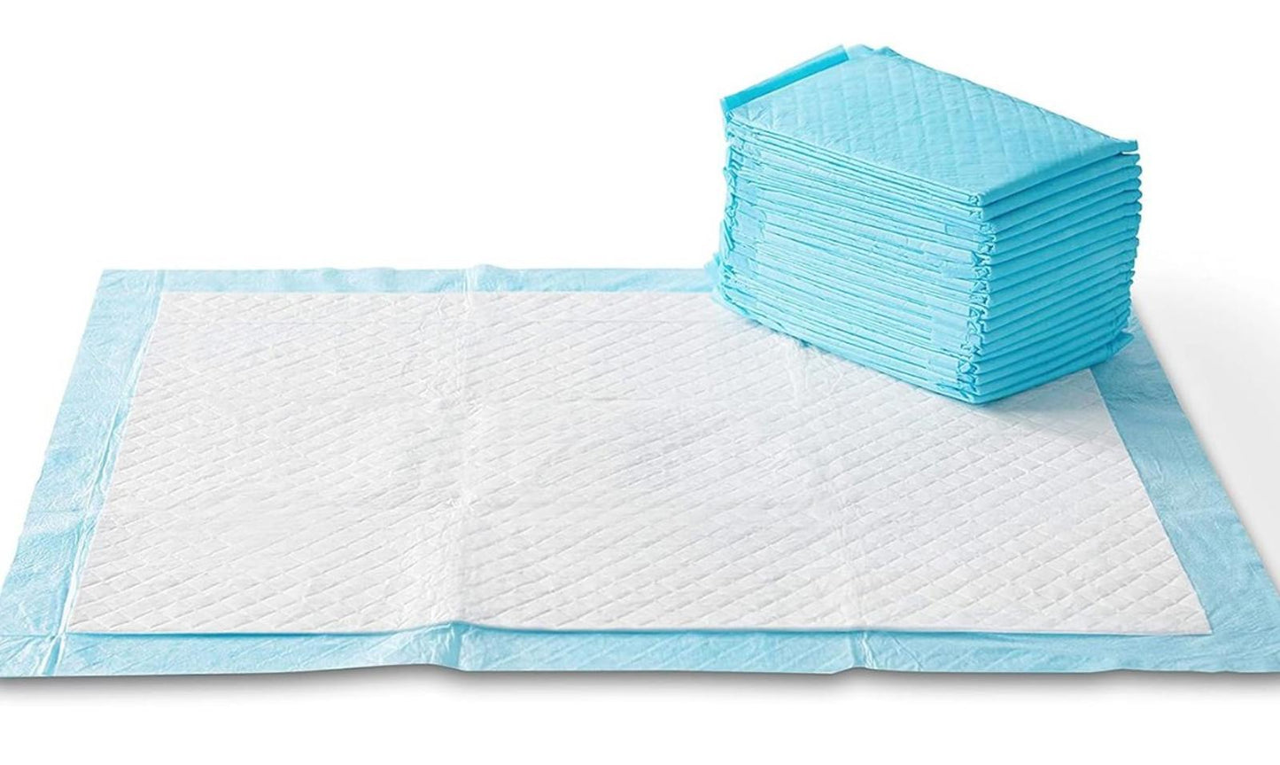 25 Count 28” x 34” X-tra Large Disposable Pads, Leakproof, Absorbent  Pads