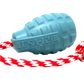 USA-K9 Grenade Shaped Rubber Dog Toy - Chew, Treat Dispenser & Tug Toy | USA
