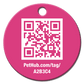 PetHub QR Pet ID Tag – Classic Aluminum