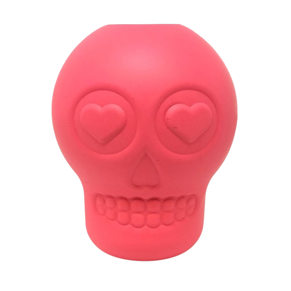 Sugar Skull Dog Chew Toy & Treat Dispenser - USA Made | SodaPup