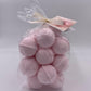 14 bath bombs in Pink Sugar (Aquolina Type)  fragrance, gift bag bath fizzies, great for dry skin, shea, cocoa, 7 ultra rich oils