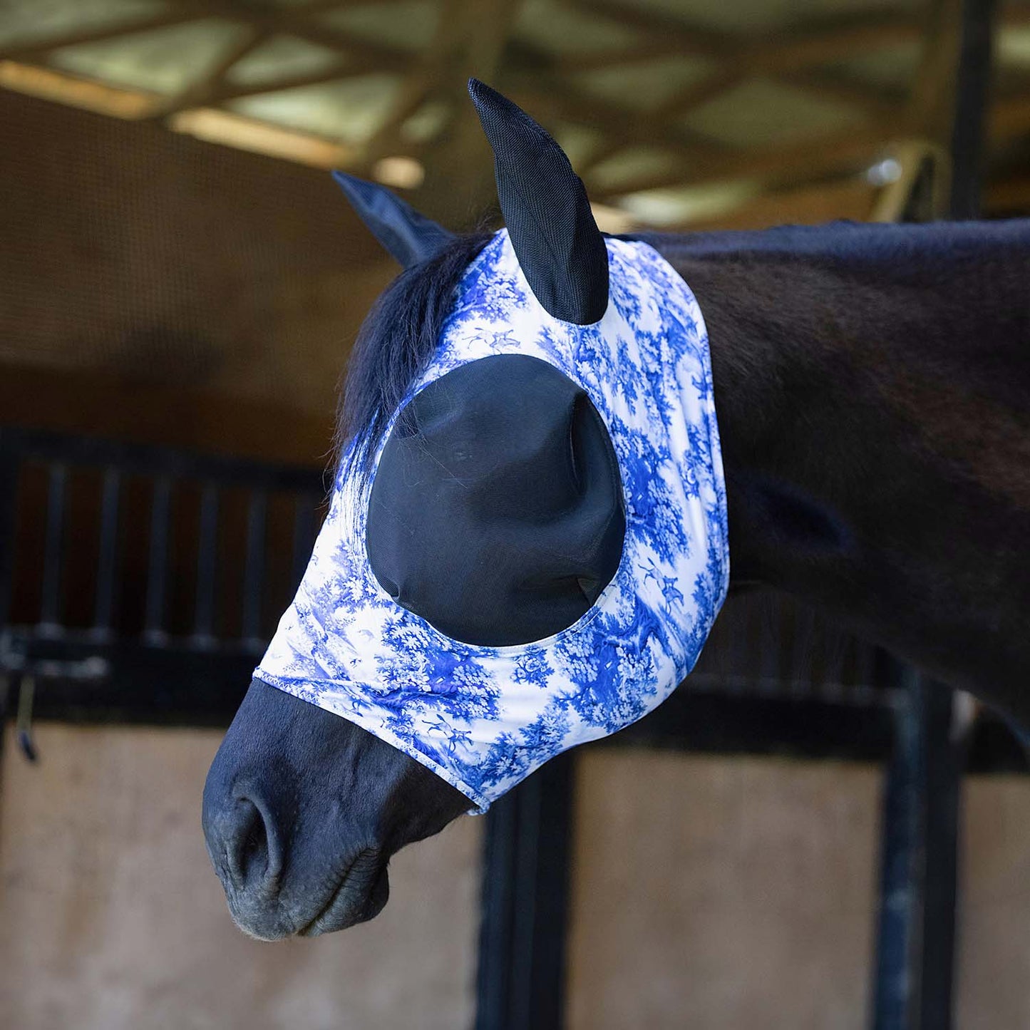 Jeffers Expression Lycra Horse Fly Mask with Ears
