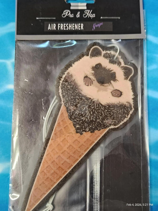Hedgehogs Air Fresheners 3 Pack  Grape Scented Fun by PNC Family FInds