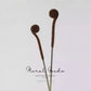 Minimal Fiddlehead Fern Stem – 17"