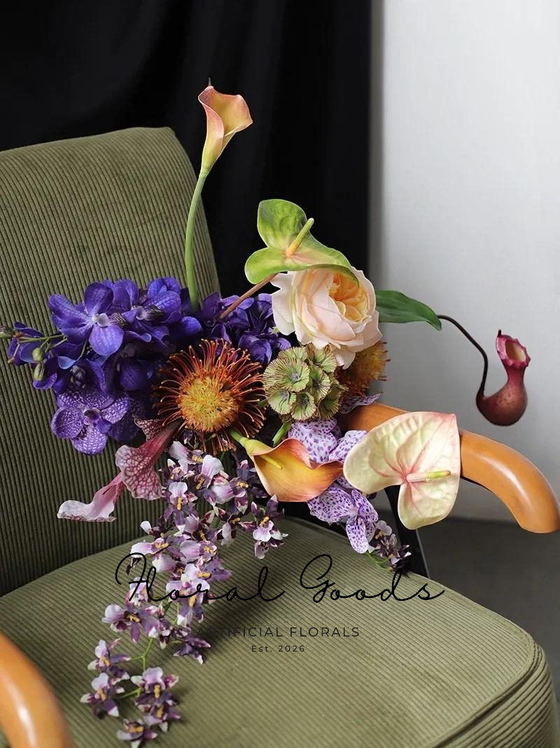 Modern Art Floral Arrangement Kit (Stems Only)