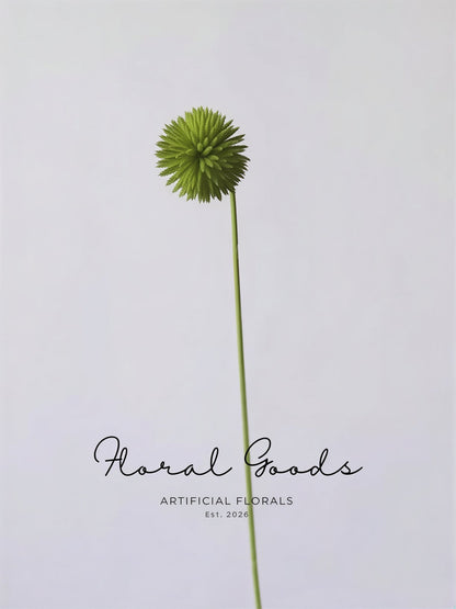 Modern Globe Thistle Stem – 17"