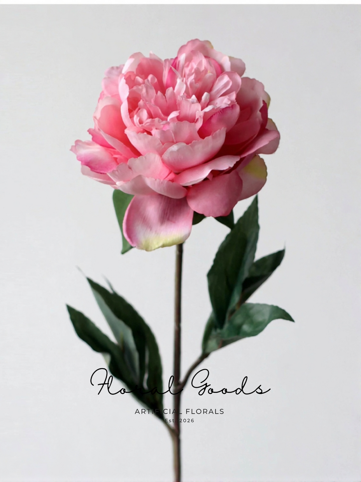 Romantic Peony Bloom Stem – 27.6"