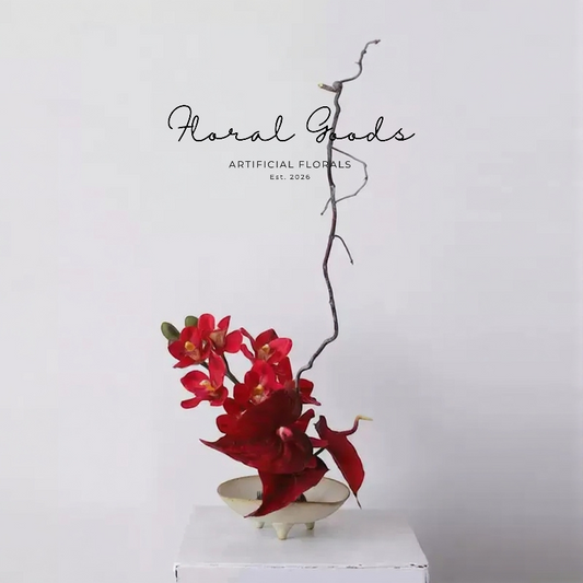 Real Touch Cymbidium Orchid Stem – 29.5"