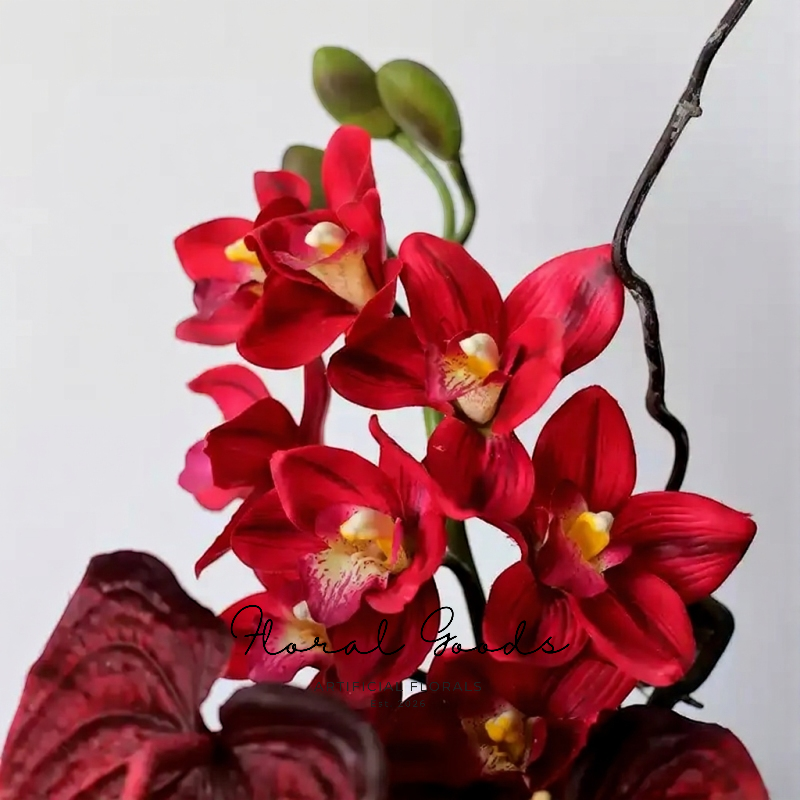 Real Touch Cymbidium Orchid Stem – 29.5"