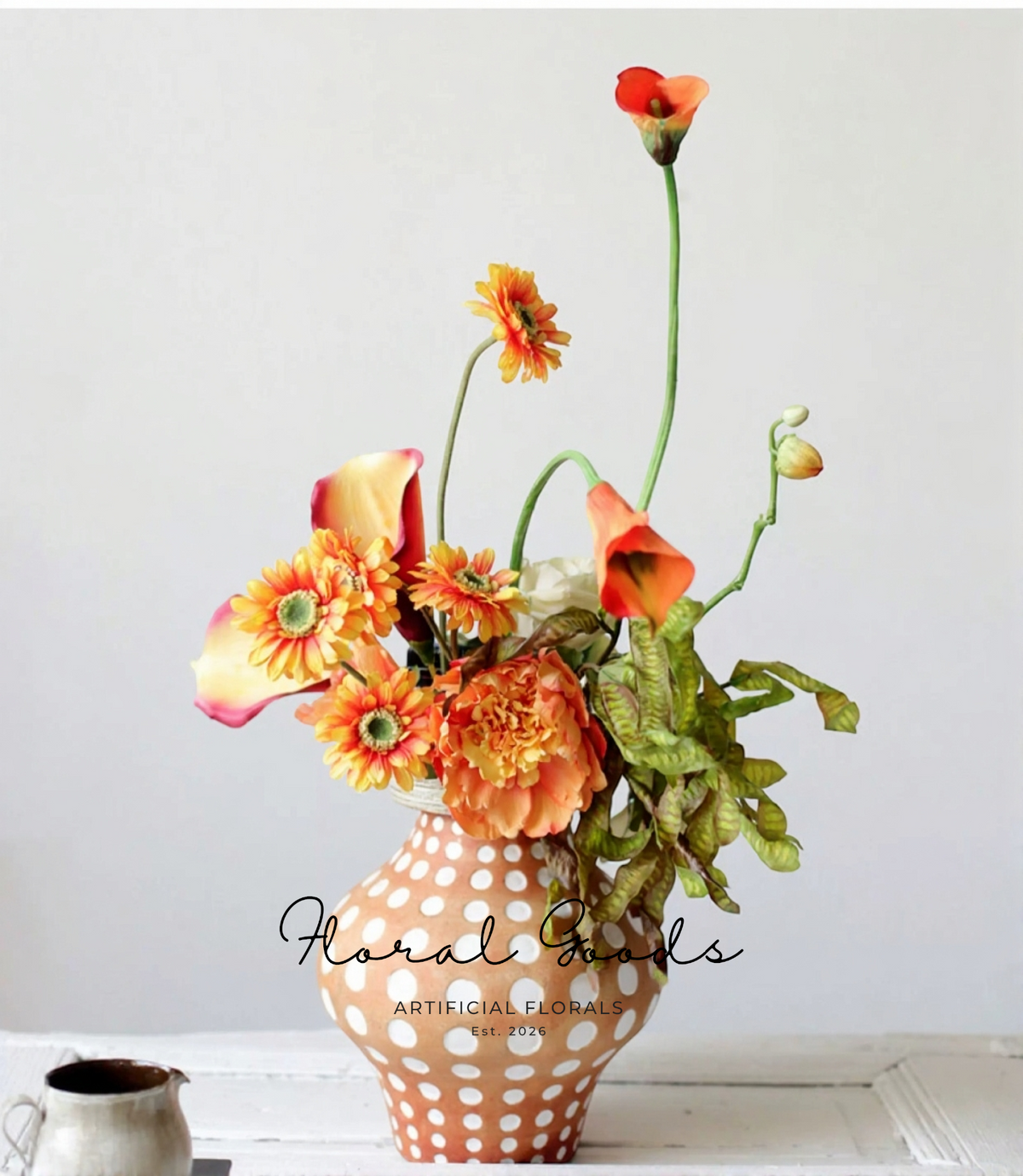 Sculptural Curled Leaf Stem – 27.2"