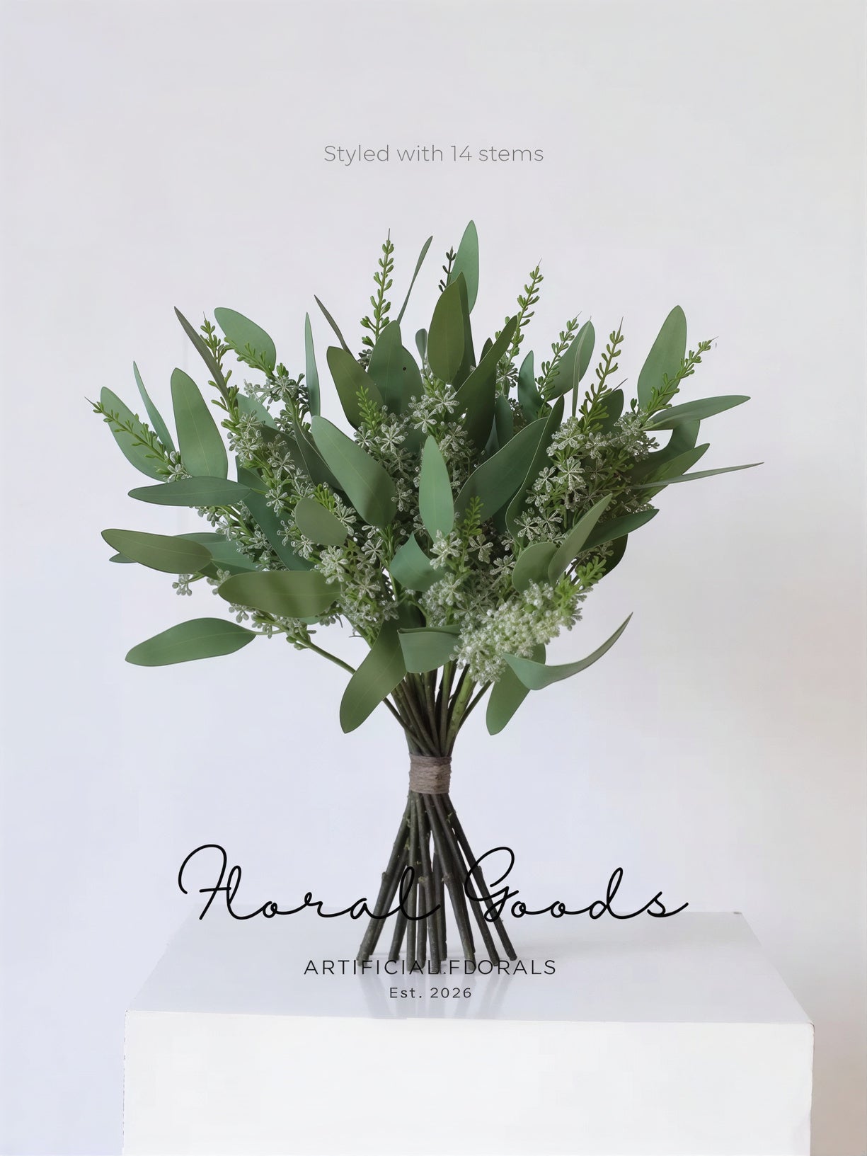 Seeded Eucalyptus Stem – 22.8"