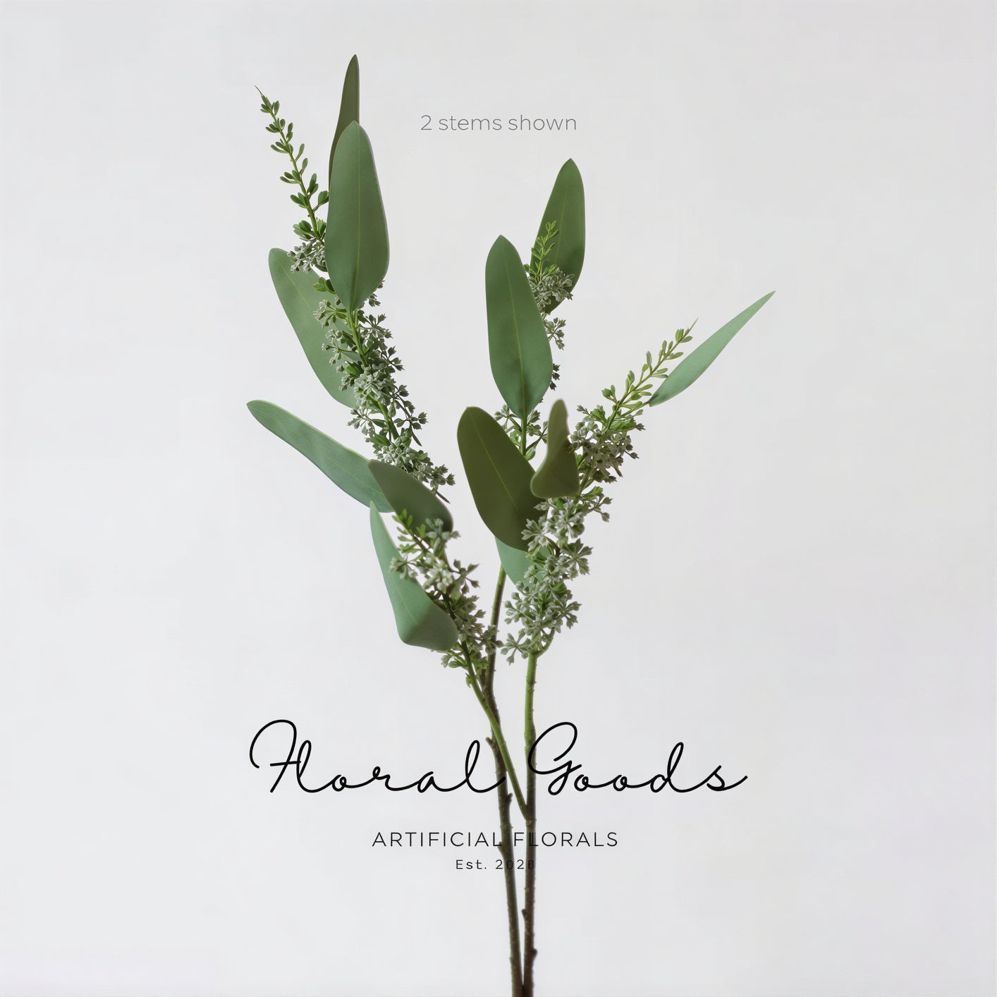 Seeded Eucalyptus Stem – 22.8"