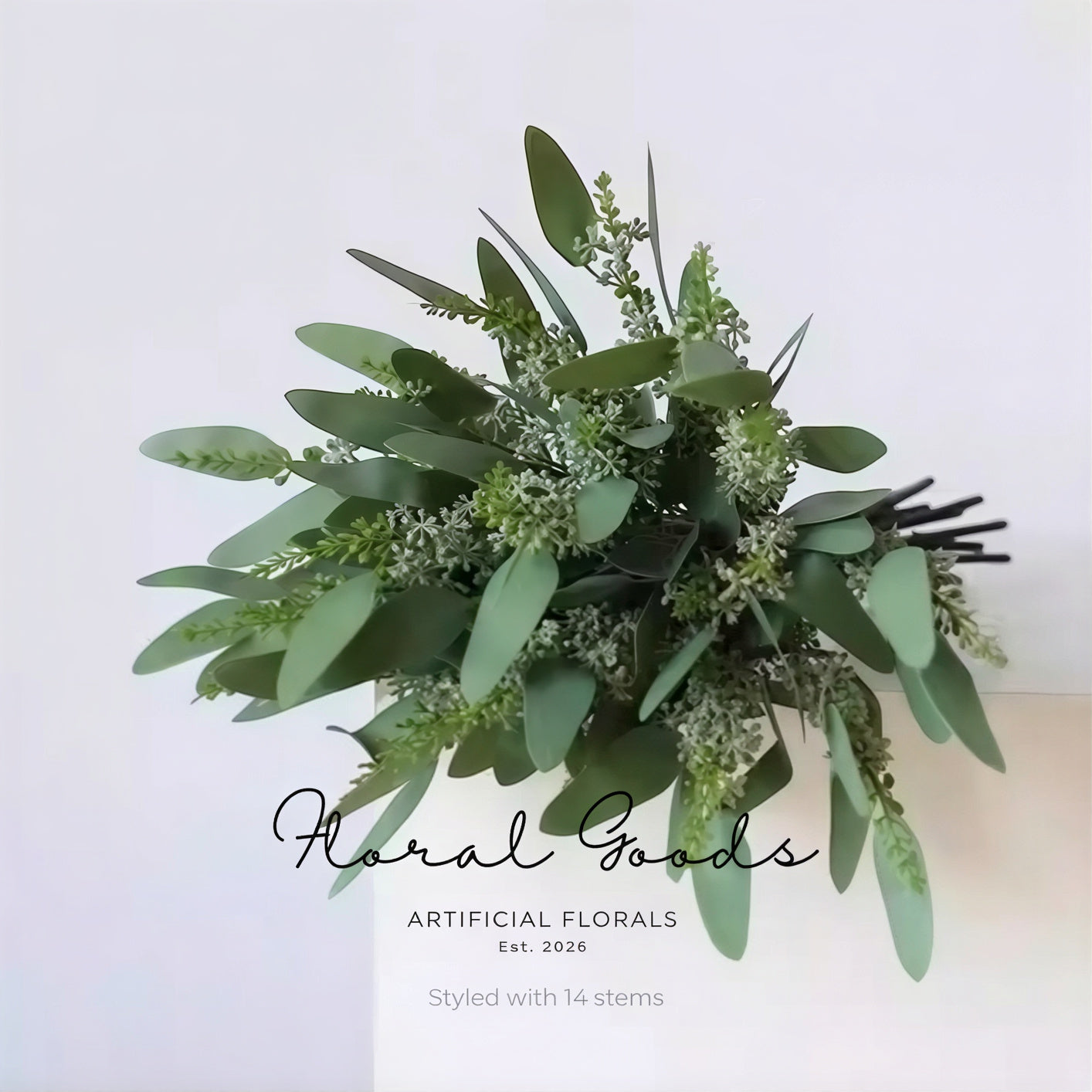 Seeded Eucalyptus Stem – 22.8"