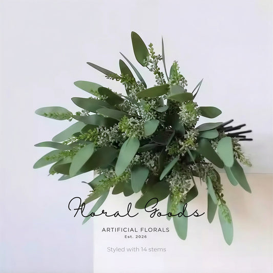Seeded Eucalyptus Stem – 22.8"