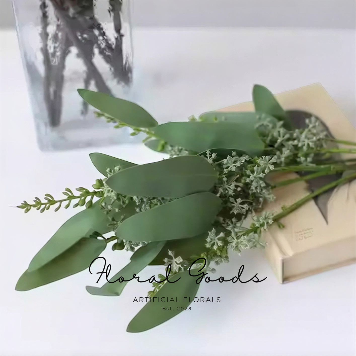 Seeded Eucalyptus Stem – 22.8"