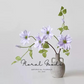 Soft Lavender Clematis Stem – 21.5"