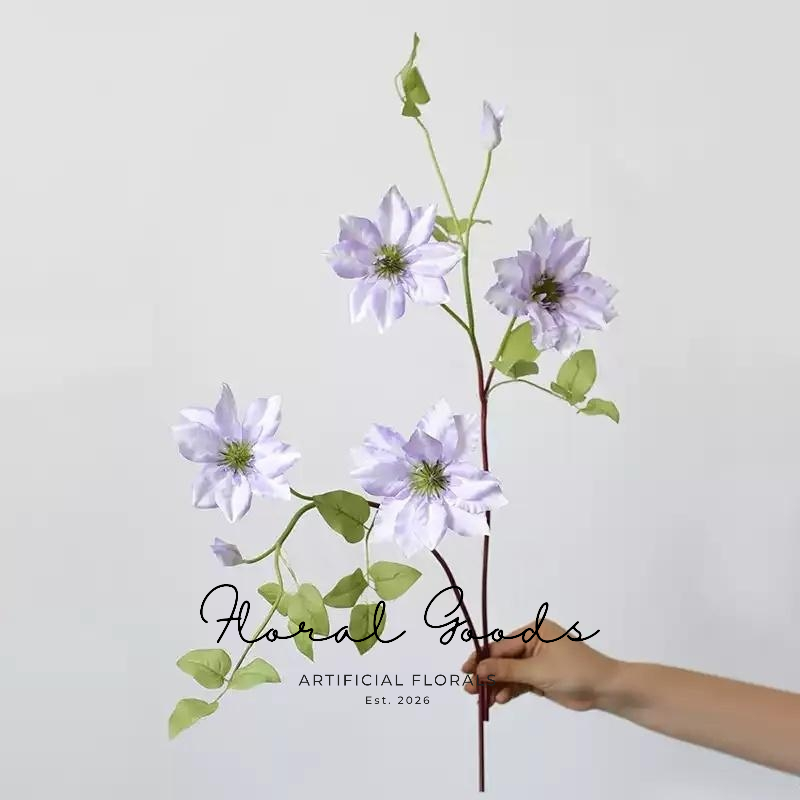 Soft Lavender Clematis Stem – 21.5"
