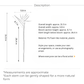 Tropical Paradise Flower Stem – 31.5"