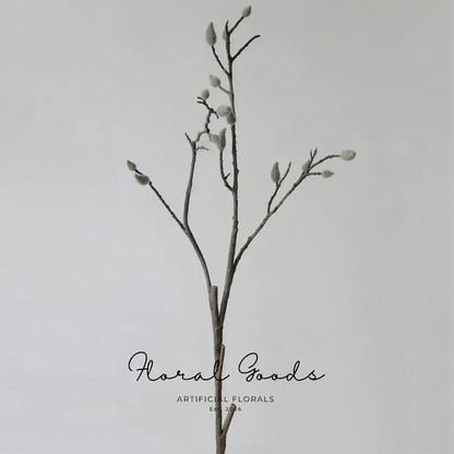 Velvet Magnolia Bud Branch – 36.6"