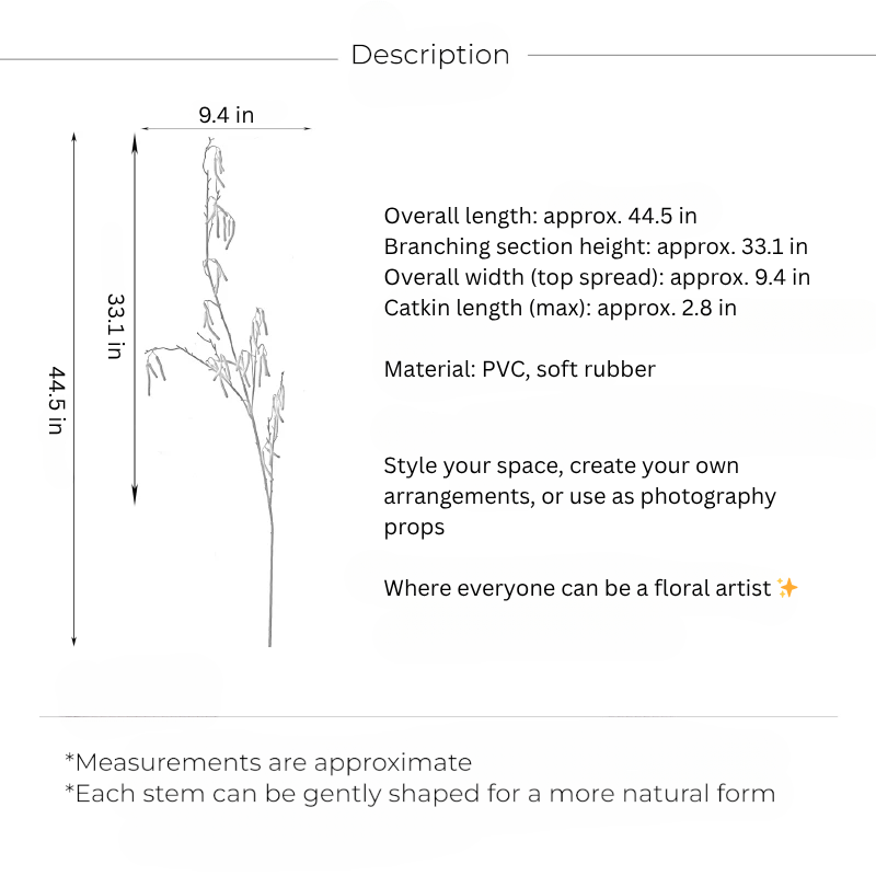 Wild Catkin Branch – 44.5"