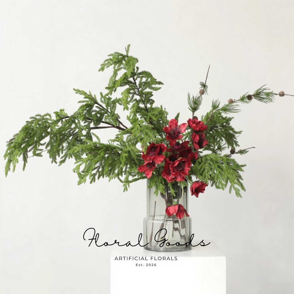 Wild Cypress Greenery Branch – 39.4"