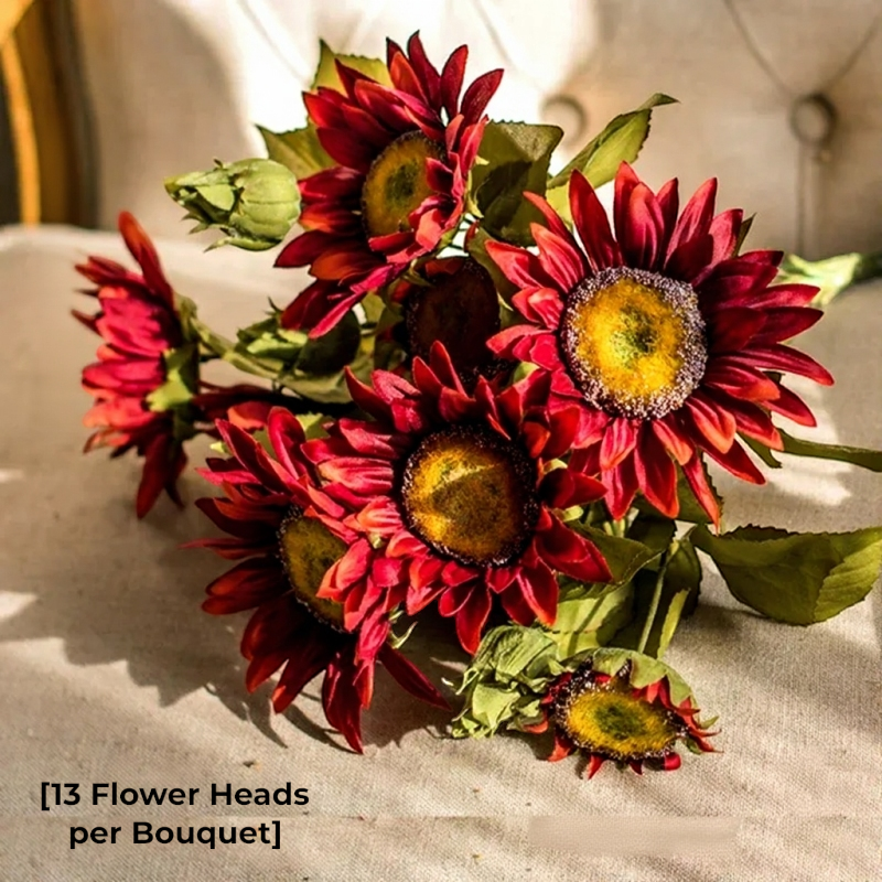 Ramo de girasoles de estilo pictórico – 20"